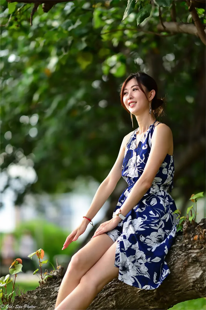 [Mzsock] NO.196 Zhao Tingting dress with cool and high legs street photography#[105P]-83