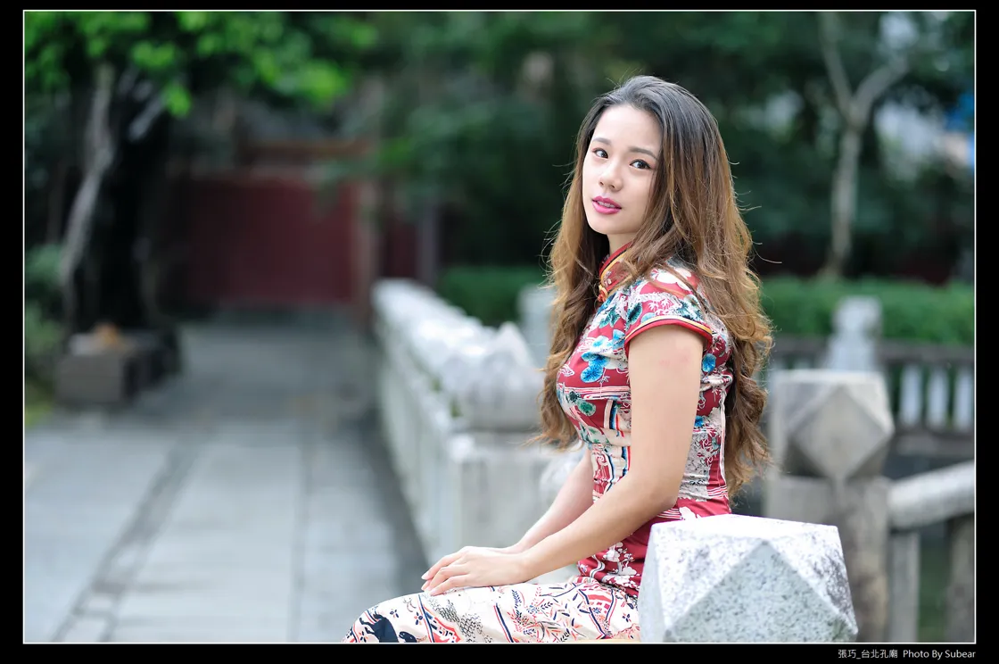 [Mzsock] NO.098 Zhang Qiao cheongsam black silk high heels beautiful legs street photography#[54P]-19