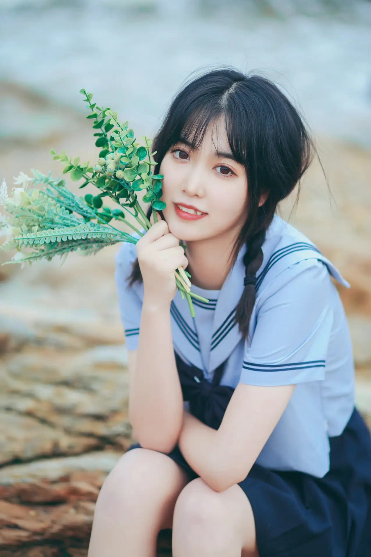 [YITUYU] 2022.07.28 Vol.1565 – Girl at the Summer Beach Light cherry blossom#[26P]-9